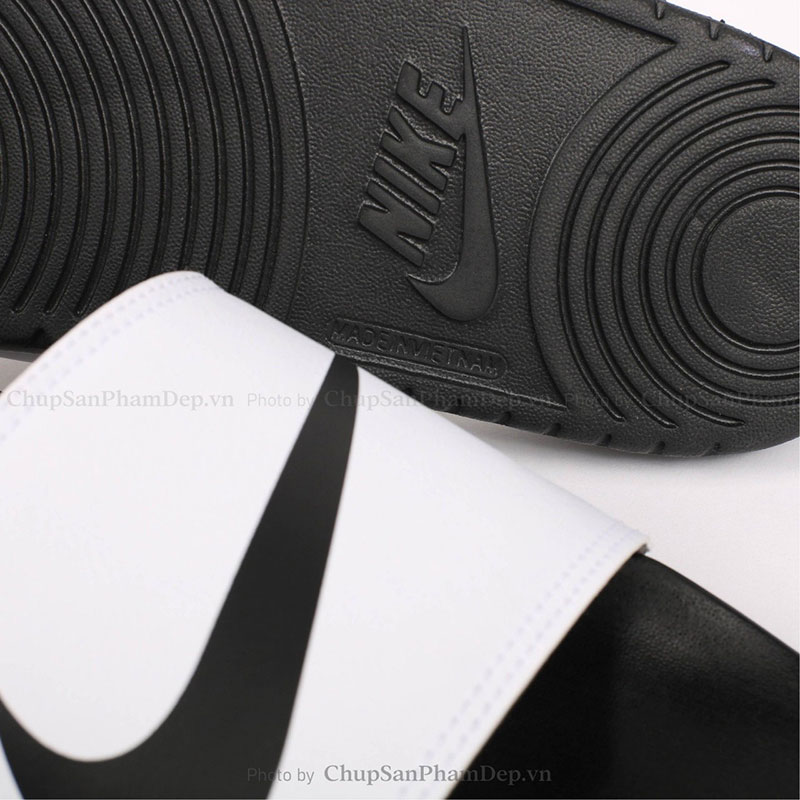 Dép Nike Plus Móc Nike Đen Quai Trắng Năng Động