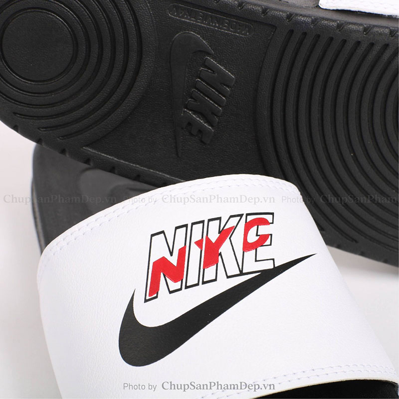 Dép Nike Plus Logo Phối Màu Quai Trắng Trẻ Trung