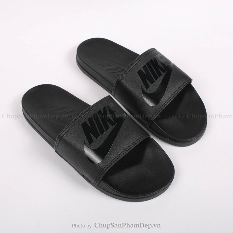 Dép Nike Plus One Slides Đen Chất Lượng Cao