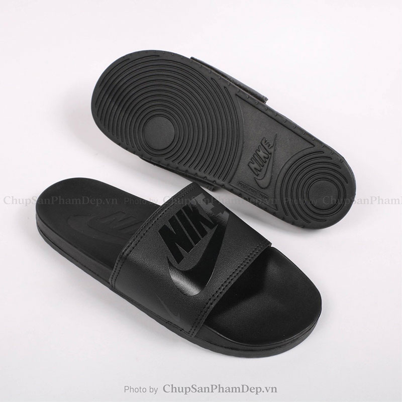 Dép Nike Plus One Slides Đen Chất Lượng Cao