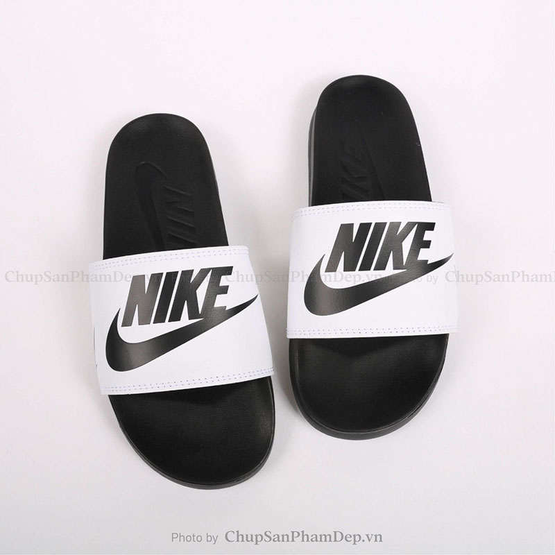 Dép Nike Plus One Slides Quai Trắng Sắc Nét