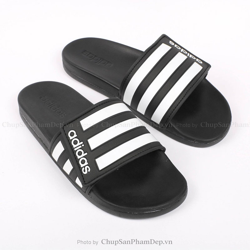 Dép Plus New Quai Xé Logo Adidas Chéo Tinh Tế