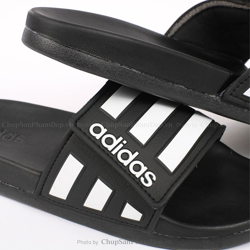 Dép Plus New Quai Xé Logo Adidas Chéo Tinh Tế