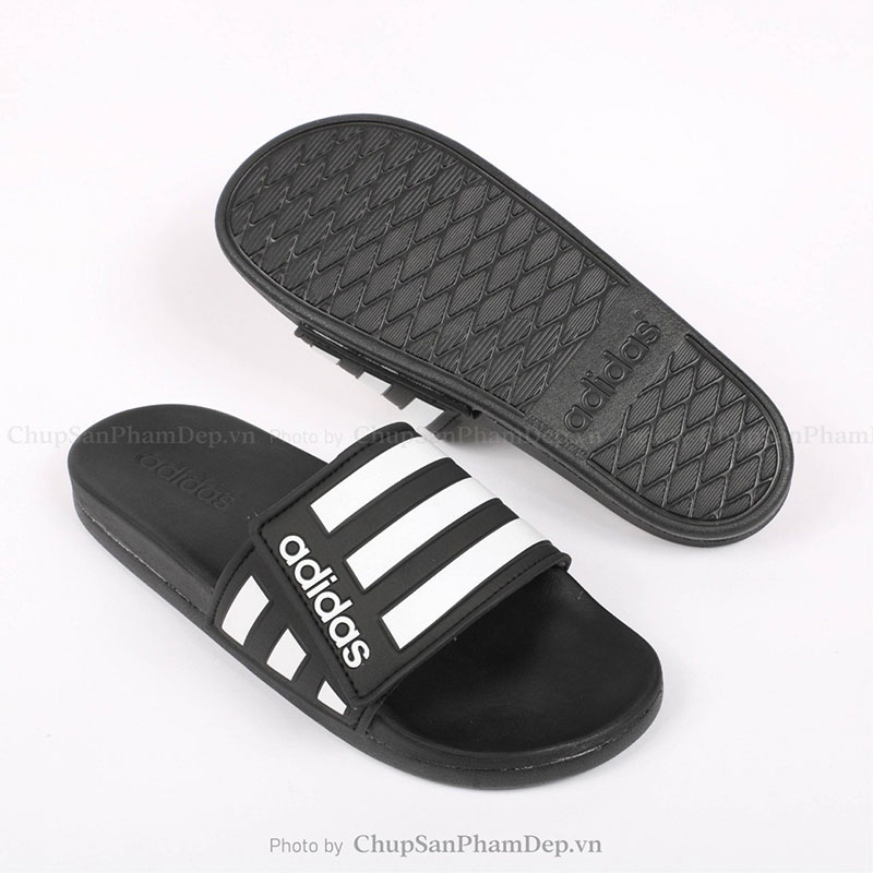 Dép Plus New Quai Xé Logo Adidas Chéo Tinh Tế