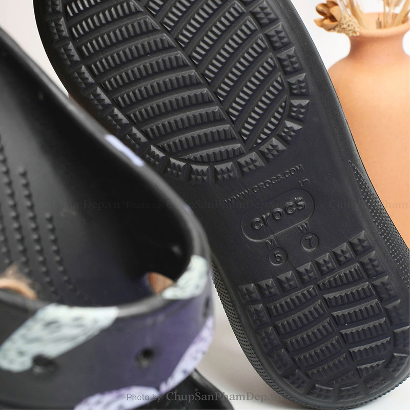 Dép Đúc Crocs 2 Quai 3D Xinh Xắn