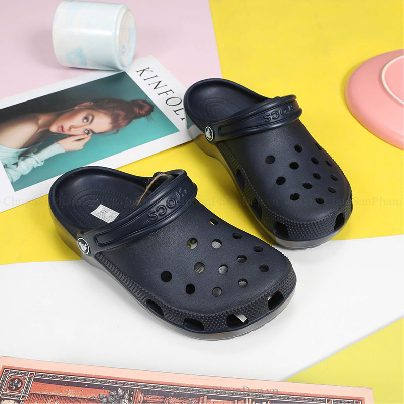 Dép Sục Crocs 4P Phủ 3D Rực Rỡ