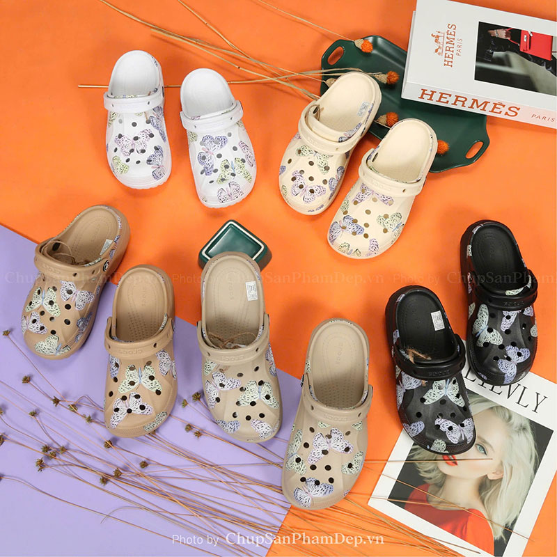 Dép Sục Crocs Bella Bướm Siêu Yêu