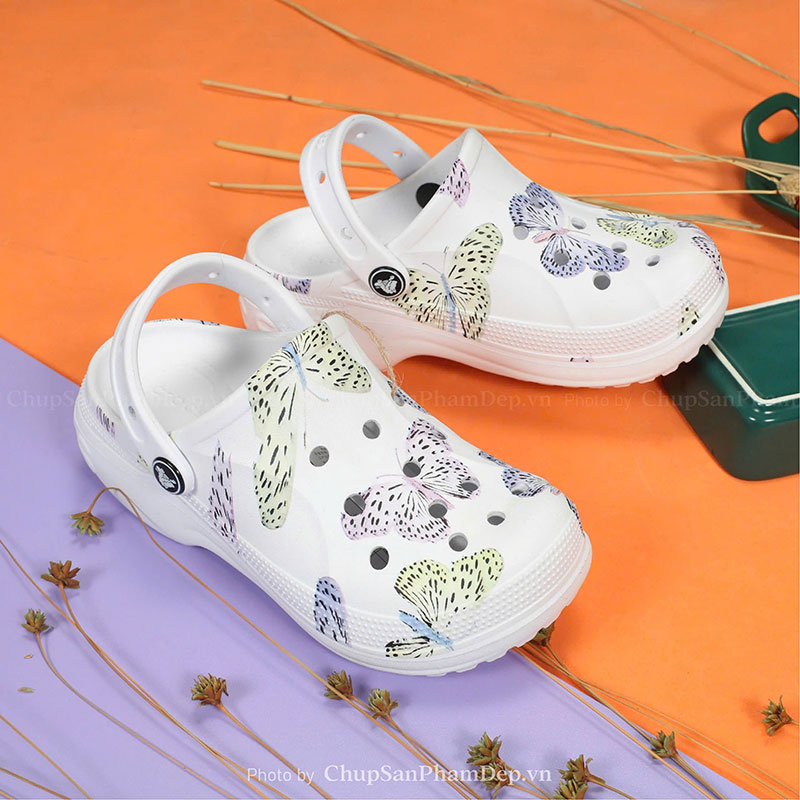 Dép Sục Crocs Bella Bướm Siêu Yêu