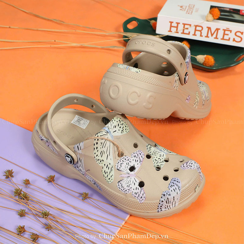 Dép Sục Crocs Bella Bướm Siêu Yêu