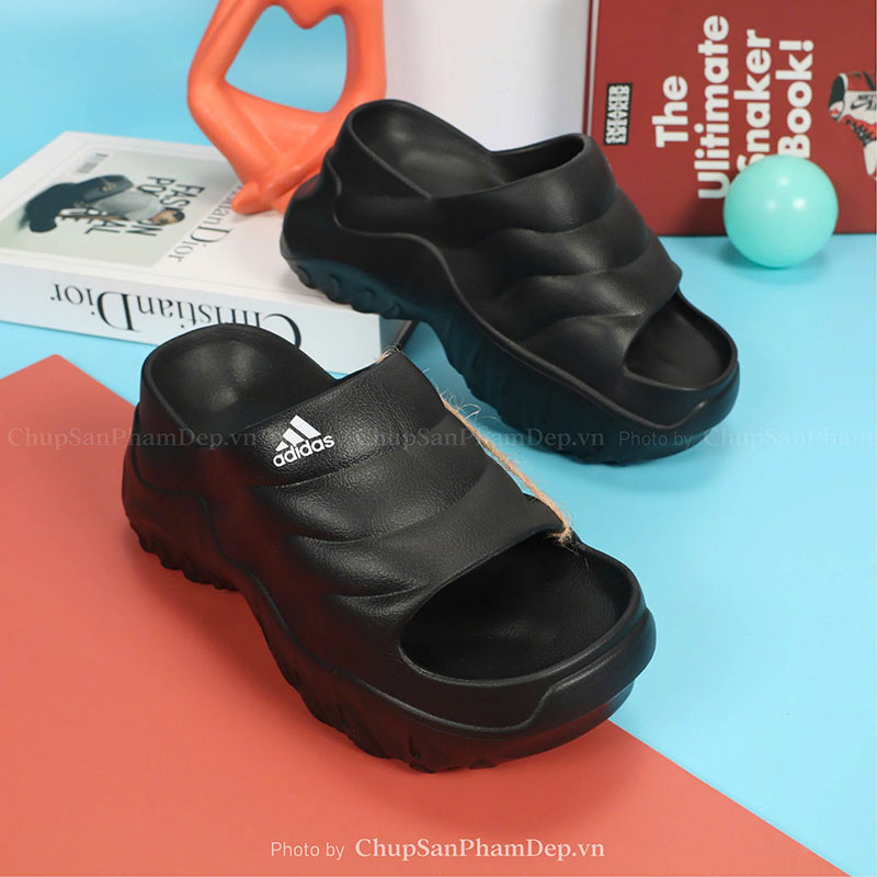 Dép Đúc Adidas 8P Tem Chéo Đơn Giản