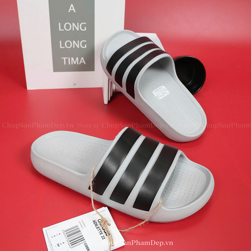 Dép Đúc Adidas Flow Xám Đẹp Mắt