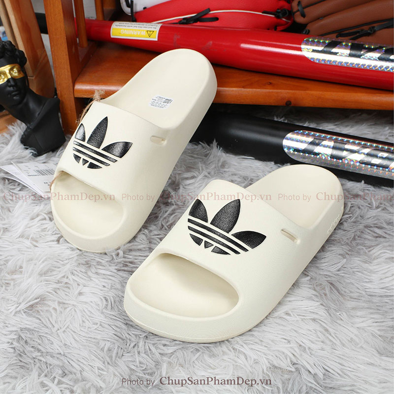 Dép Đúc Adidas Sơn Logo Phong Cách Năng Động