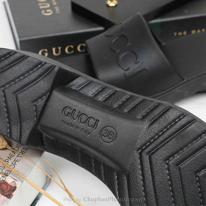 Dép Đúc Gucci 6P Vân Gỗ Sang Trọng