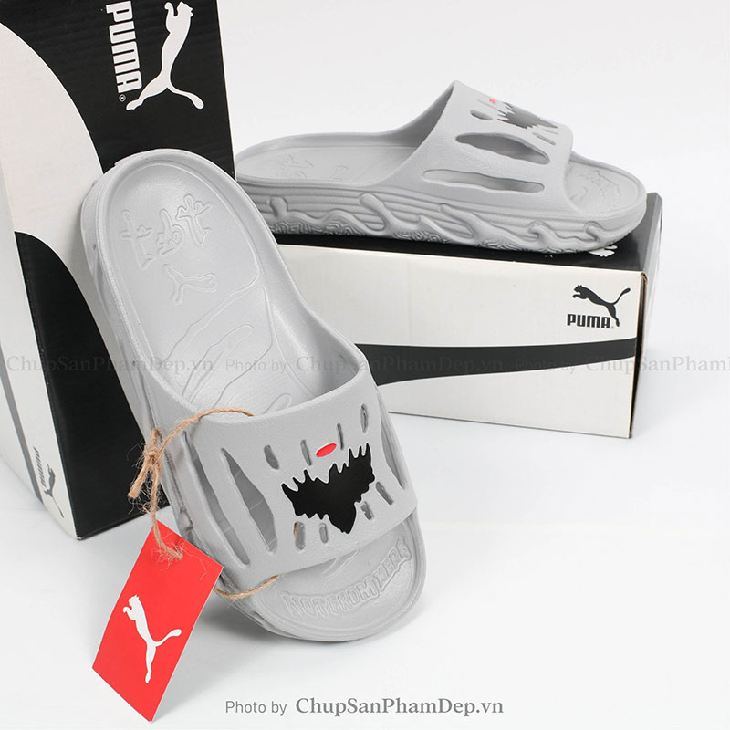 Dép Đúc Puma MB Sơn Logo Sắc Nét