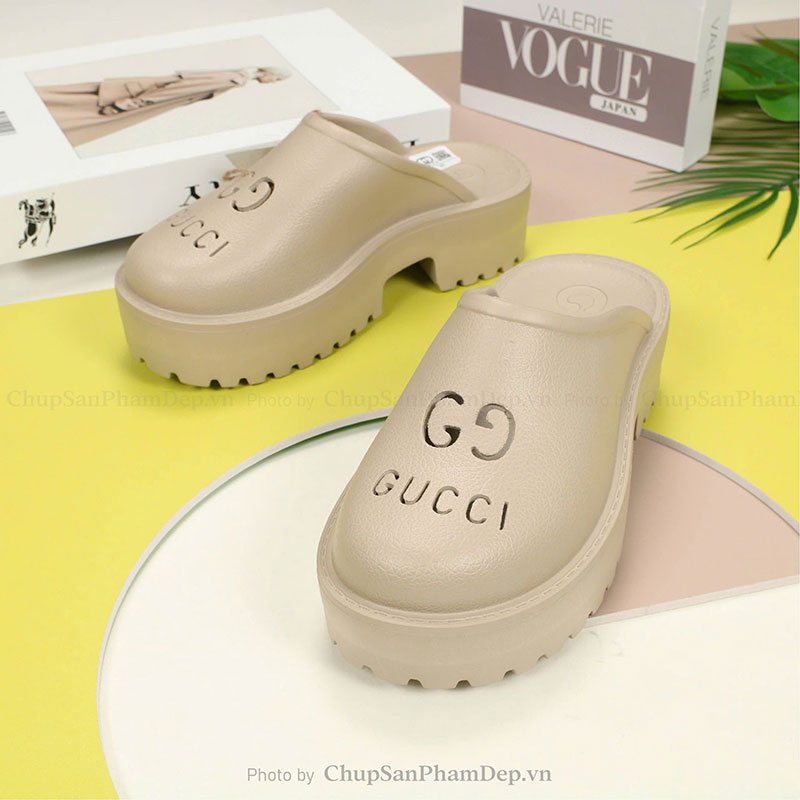 Dép Sục Đế Cao Gucci Thời Trang