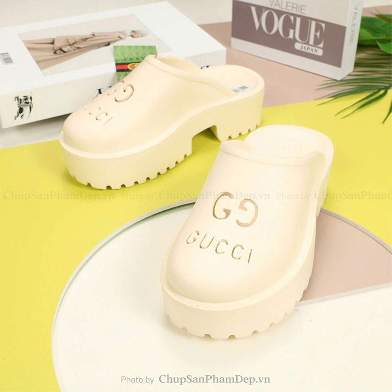 Dép Sục Đế Cao Gucci Thời Trang