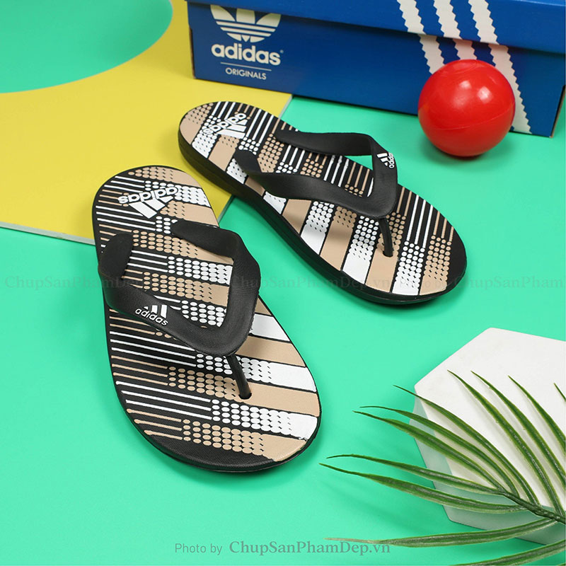 Dép Kẹp AT Adidas Họa Tiết Màu Tươi Trẻ