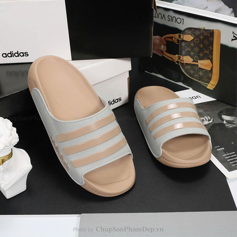 Dép Bản Adidas 3 Sọc 2024 Thời Trang