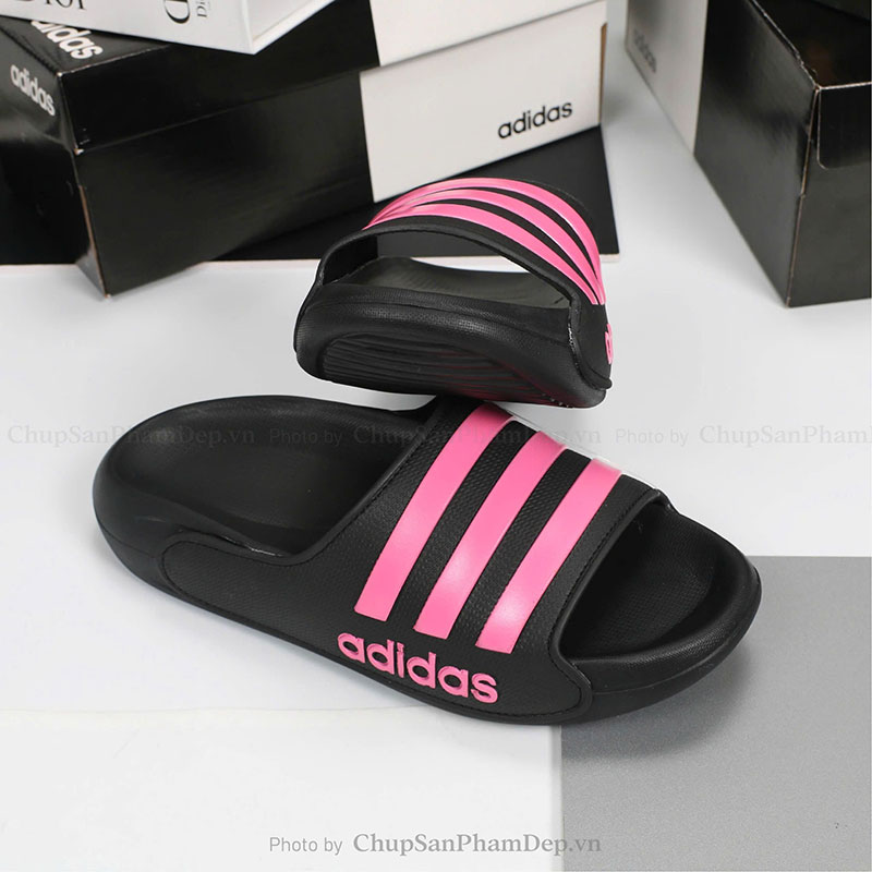 Dép Bản Adidas 3 Sọc 2024 Thời Trang