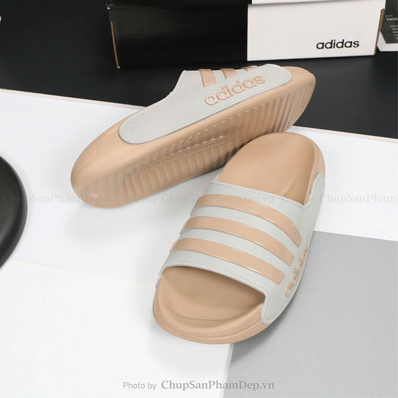 Dép Bản Adidas 3 Sọc 2024 Thời Trang