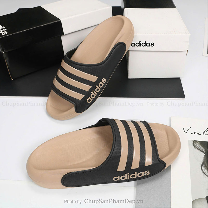 Dép Bản Adidas 3 Sọc 2024 Thời Trang