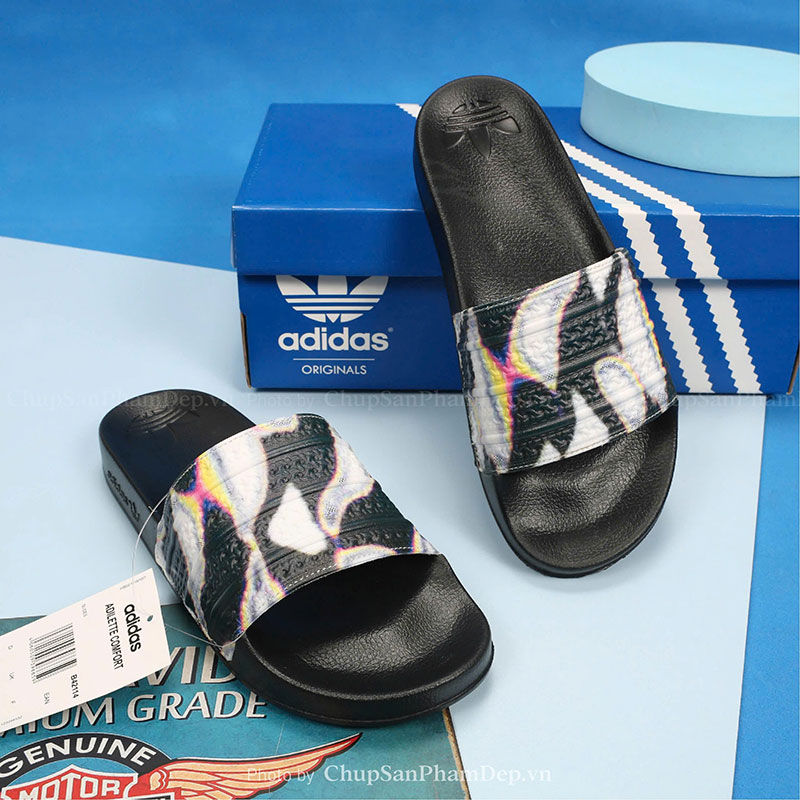 Dép Bản Adidas 24 Charm Quai Lạ Mắt