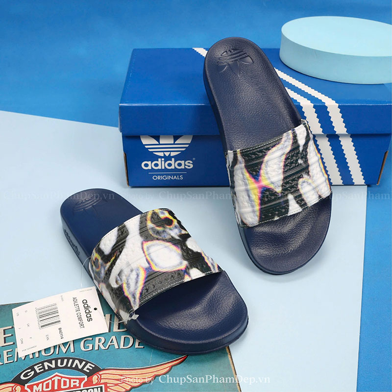 Dép Bản Adidas 24 Charm Quai Lạ Mắt