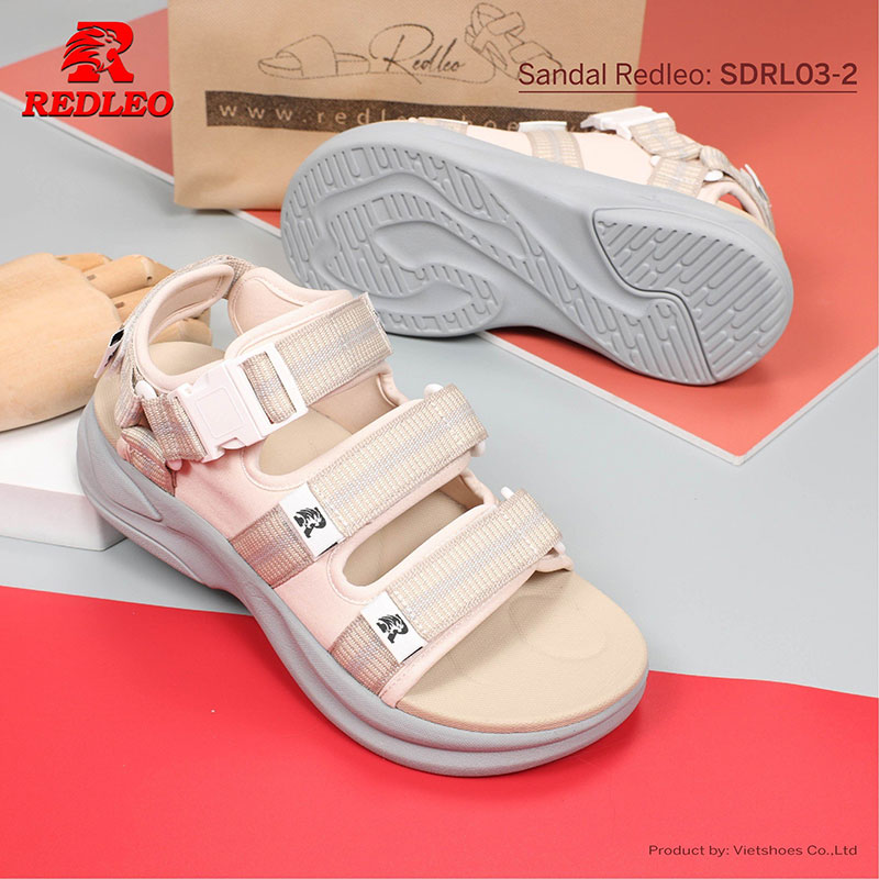 Giày Sandal REDLEO 2 Quai Hoa Văn Cá Tính