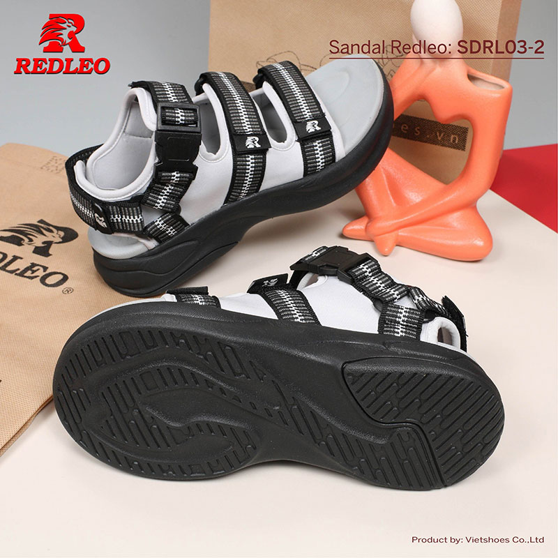 Giày Sandal REDLEO 2 Quai Hoa Văn Cá Tính