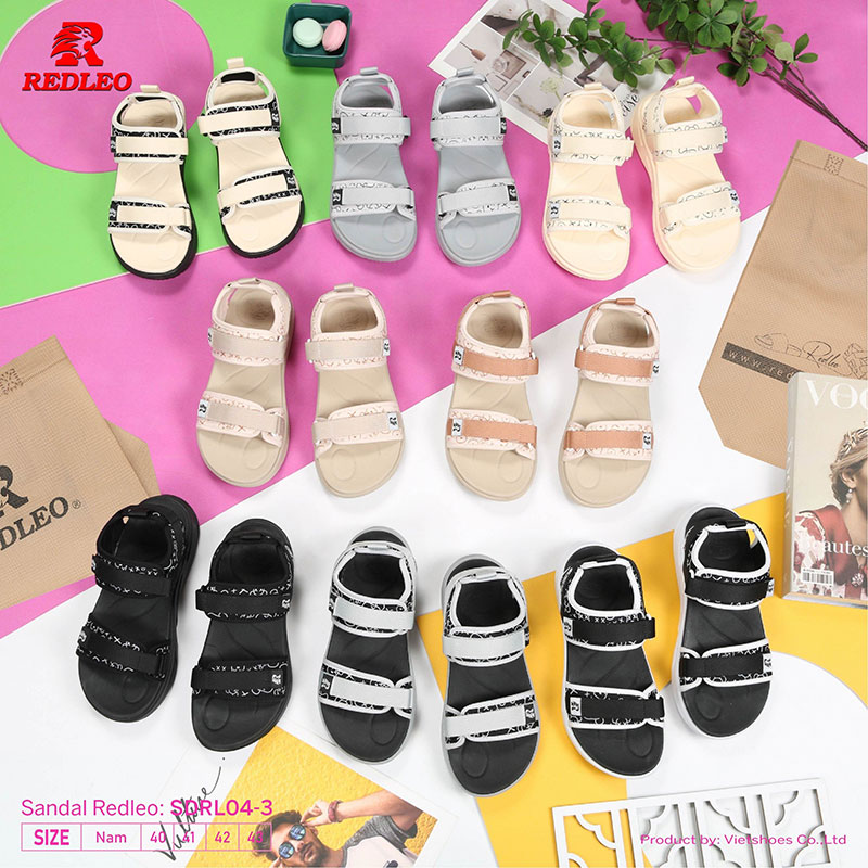 Giày Sandal REDLEO 2 Quai Viền Nổi Bật