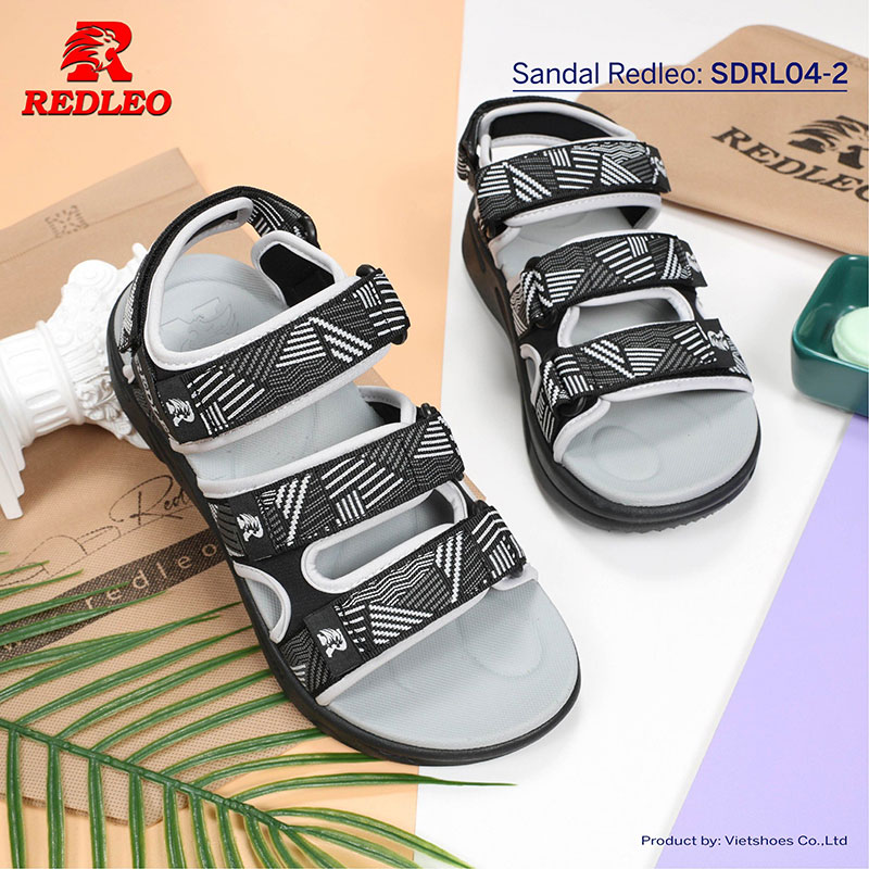 Giày Sandal REDLEO 3 Quai Sọc Thể Thao