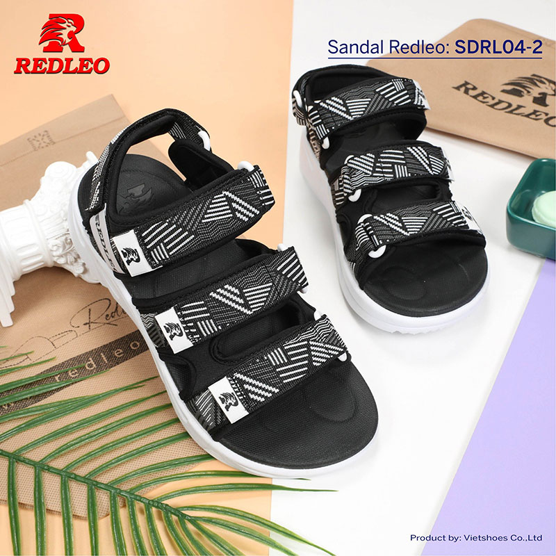 Giày Sandal REDLEO 3 Quai Sọc Thể Thao