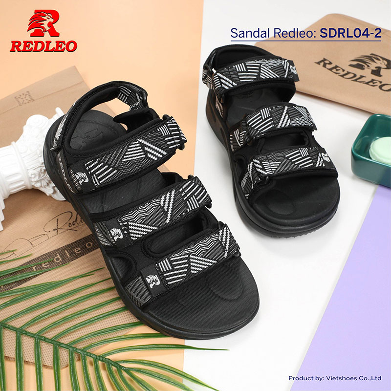 Giày Sandal REDLEO 3 Quai Sọc Thể Thao