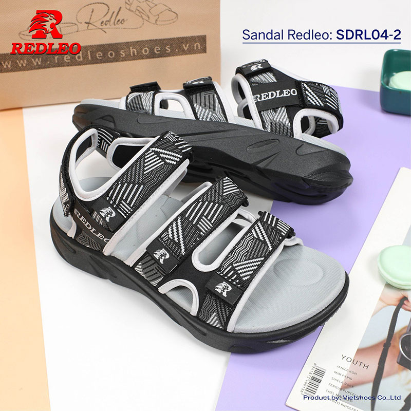 Giày Sandal REDLEO 3 Quai Sọc Thể Thao