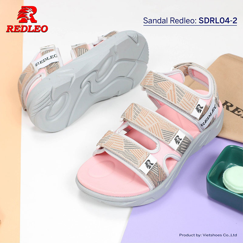 Giày Sandal REDLEO 3 Quai Sọc Thể Thao