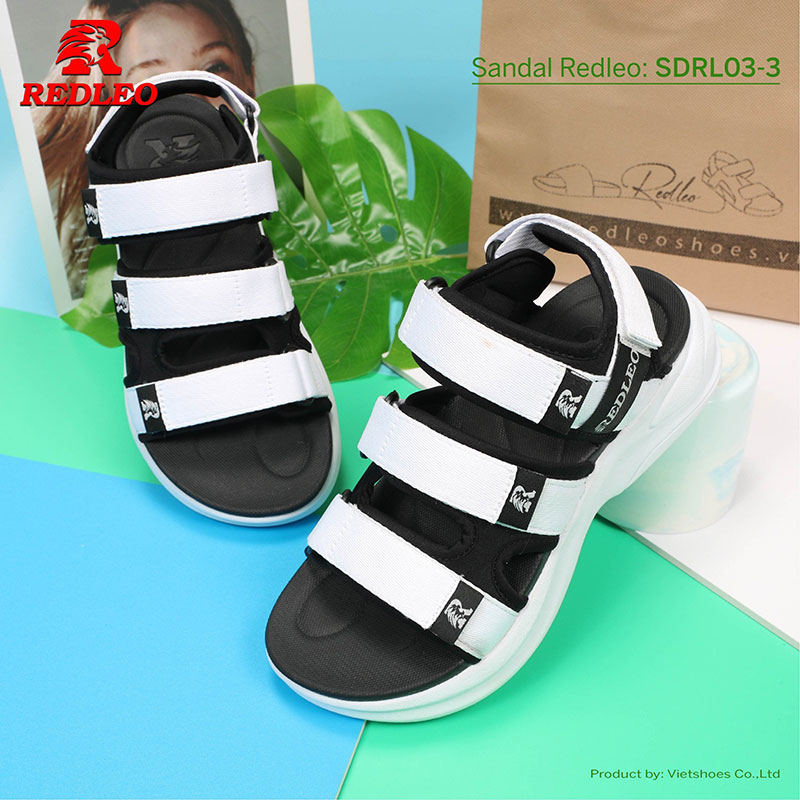 Giày Sandal REDLEO 3 Quai Viền Tinh Tế