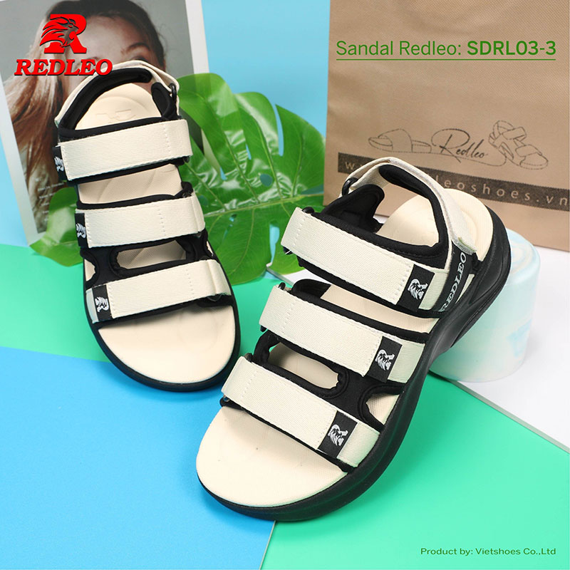 Giày Sandal REDLEO 3 Quai Viền Tinh Tế