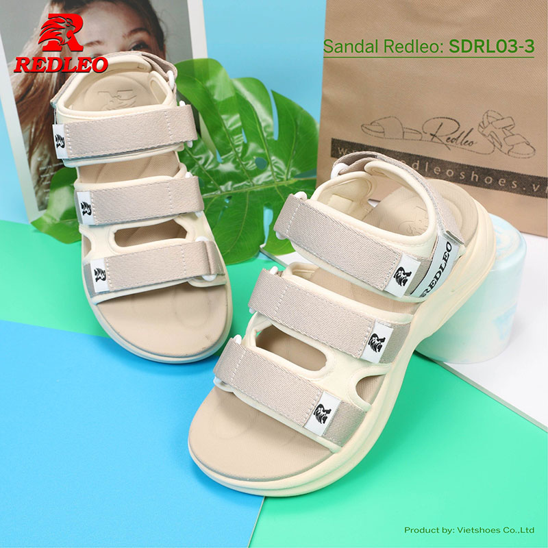 Giày Sandal REDLEO 3 Quai Viền Tinh Tế