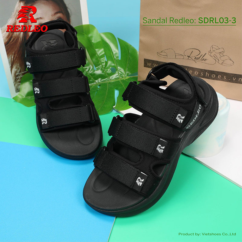 Giày Sandal REDLEO 3 Quai Viền Tinh Tế