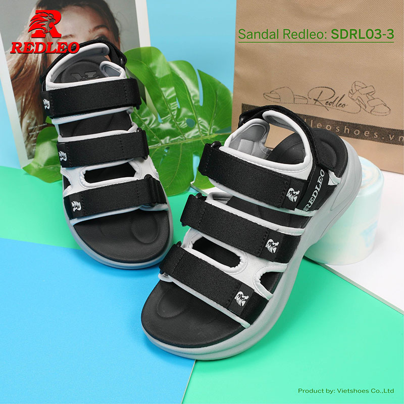 Giày Sandal REDLEO 3 Quai Viền Tinh Tế