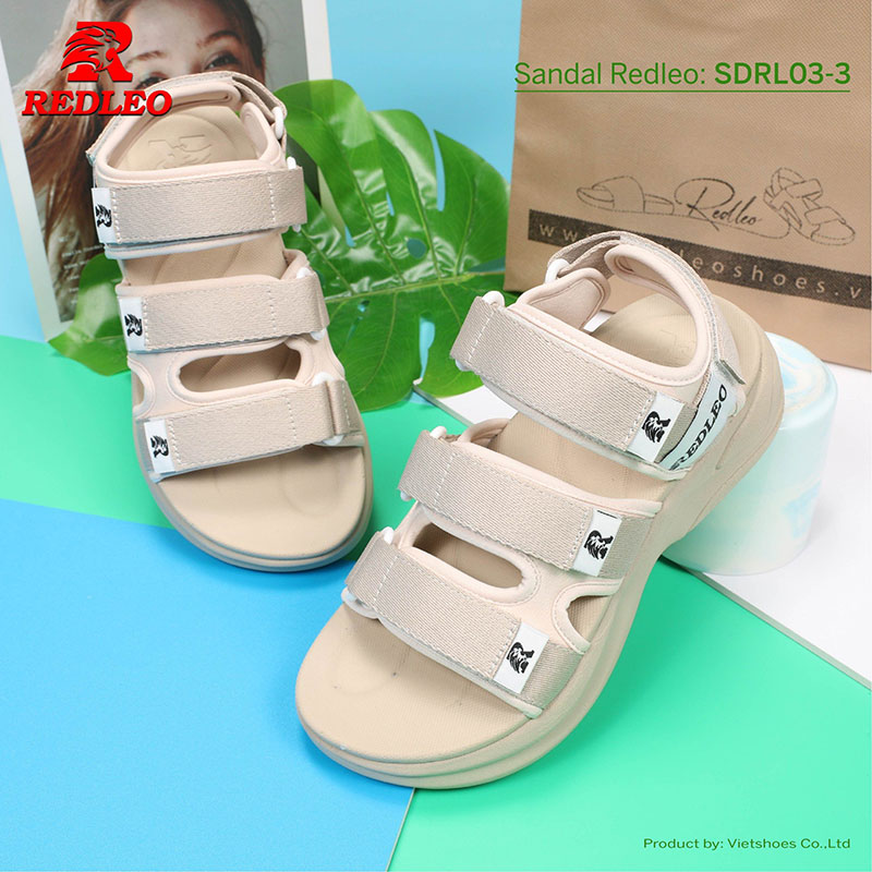 Giày Sandal REDLEO 3 Quai Viền Tinh Tế