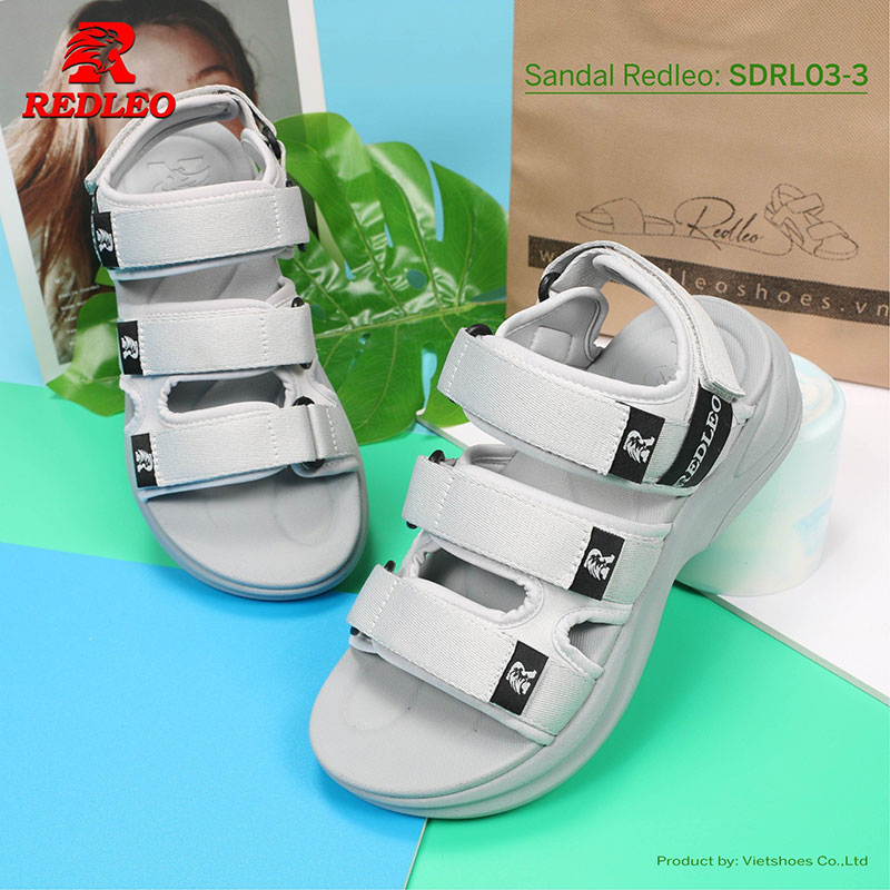 Giày Sandal REDLEO 3 Quai Viền Tinh Tế