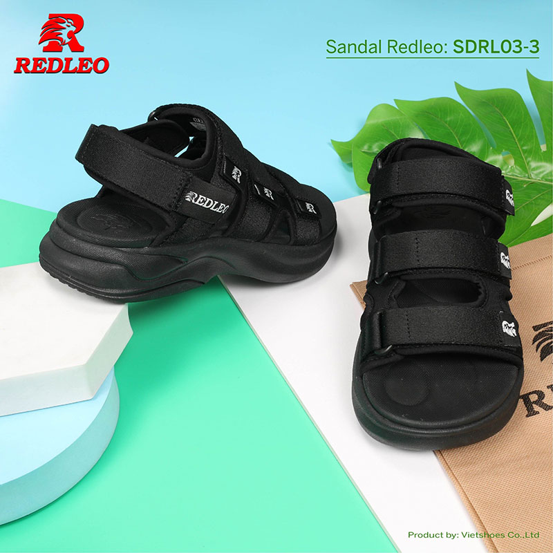 Giày Sandal REDLEO 3 Quai Viền Tinh Tế