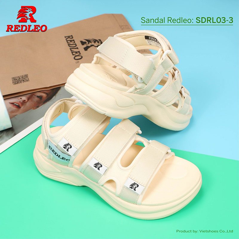 Giày Sandal REDLEO 3 Quai Viền Tinh Tế