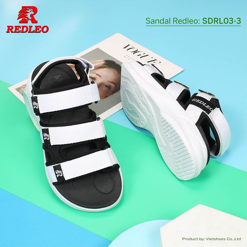 Giày Sandal REDLEO 3 Quai Viền Tinh Tế