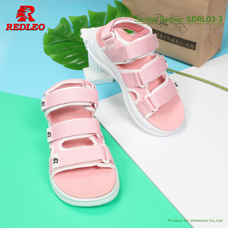 Giày Sandal REDLEO 3 Quai Viền Tinh Tế