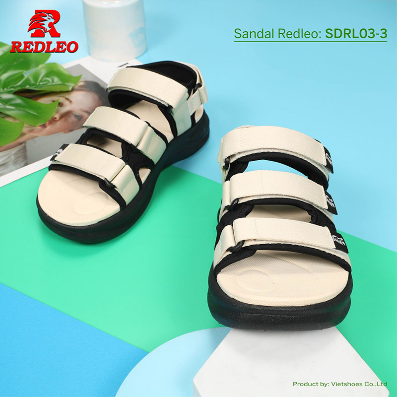 Giày Sandal REDLEO 3 Quai Viền Tinh Tế