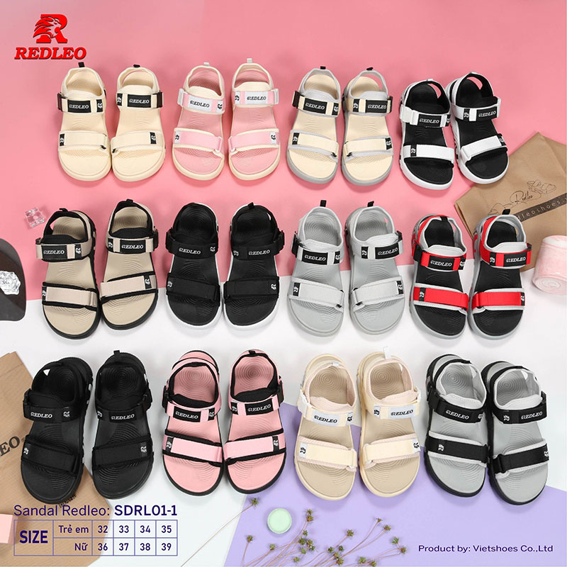 Giày Sandal REDLEO Đế 2 Màu Đơn Giản