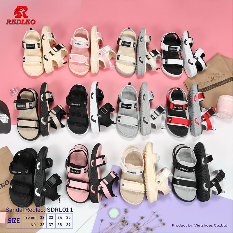 Giày Sandal REDLEO Đế 2 Màu Đơn Giản