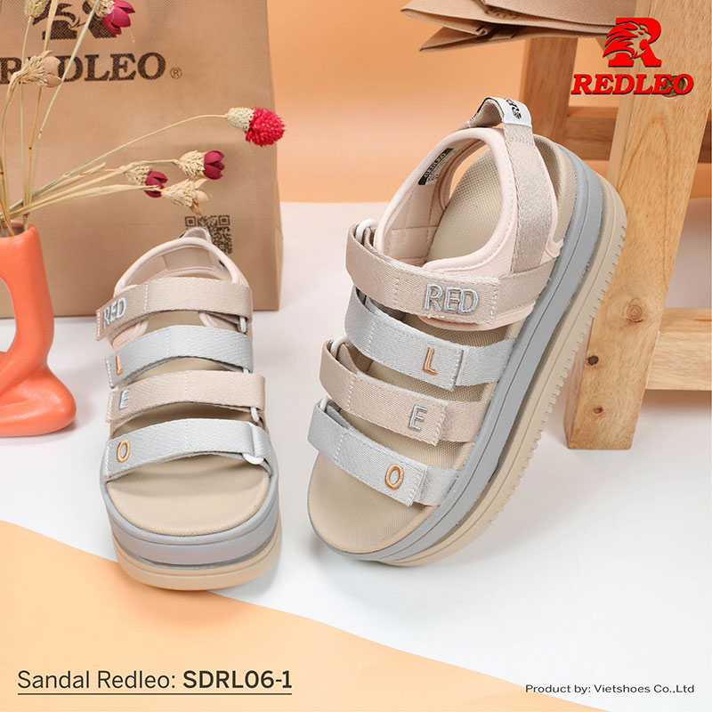 Giày Sandal REDLEO Logo Màu Đẹp Mắt